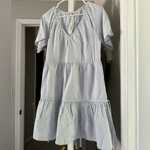 Madewell Linen-Blend Lorelei Mini Dress